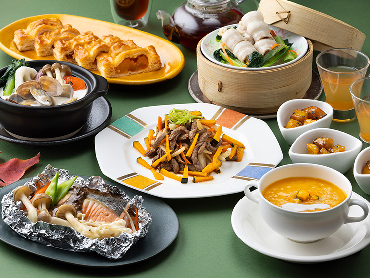 【成田市】ホテル日航成田 桃李 満腹ランチオーダーバイキング〈山海秋味フェア~美食グルメ~〉