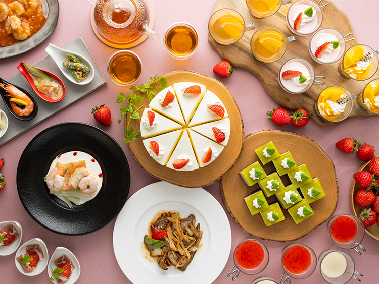 【成田市】ホテル日航成田 桃李 〈いちごフェア〉満腹ランチオーダーバイキング