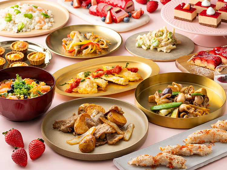 【成田市】ホテル日航成田　カジュアル・リゾート・ ダイニング セリーナ　いちごフェア〜春色〜 ランチバイキング