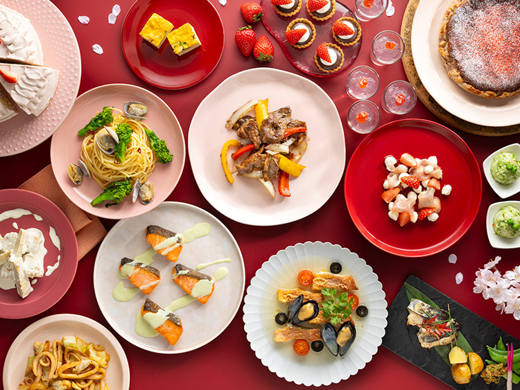 【成田市】ホテル日航成田　カジュアル・リゾート・ ダイニング セリーナ　いちごフェア〜桜花〜 ランチバイキング