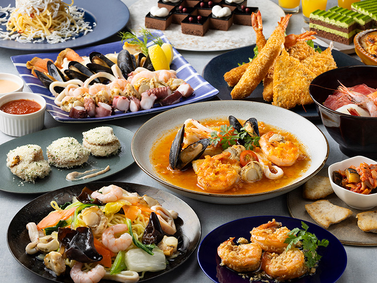 【成田市】ホテル日航成田 カジュアル・リゾート・ ダイニング セリーナ Seafoods Festival 海鮮満喫ランチバイキング