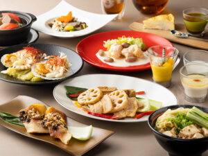 【成田市】ホテル日航成田 桃李　〈山と海の秋の味覚フェア〉満腹ランチオーダーバイキング